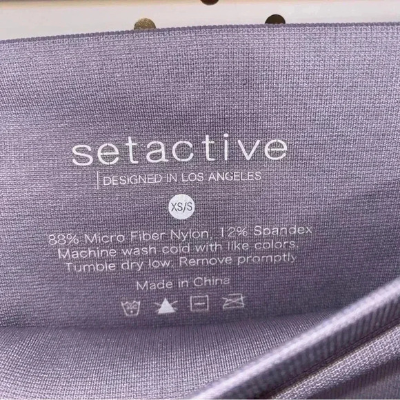 SET Active Purple Leggings - Picture 5 of 7